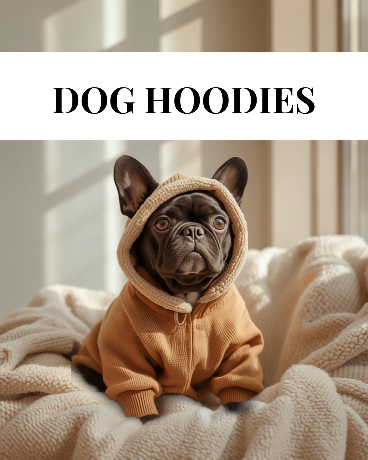 Dog Hoodies collection - cosy pullover hoodies for dogs