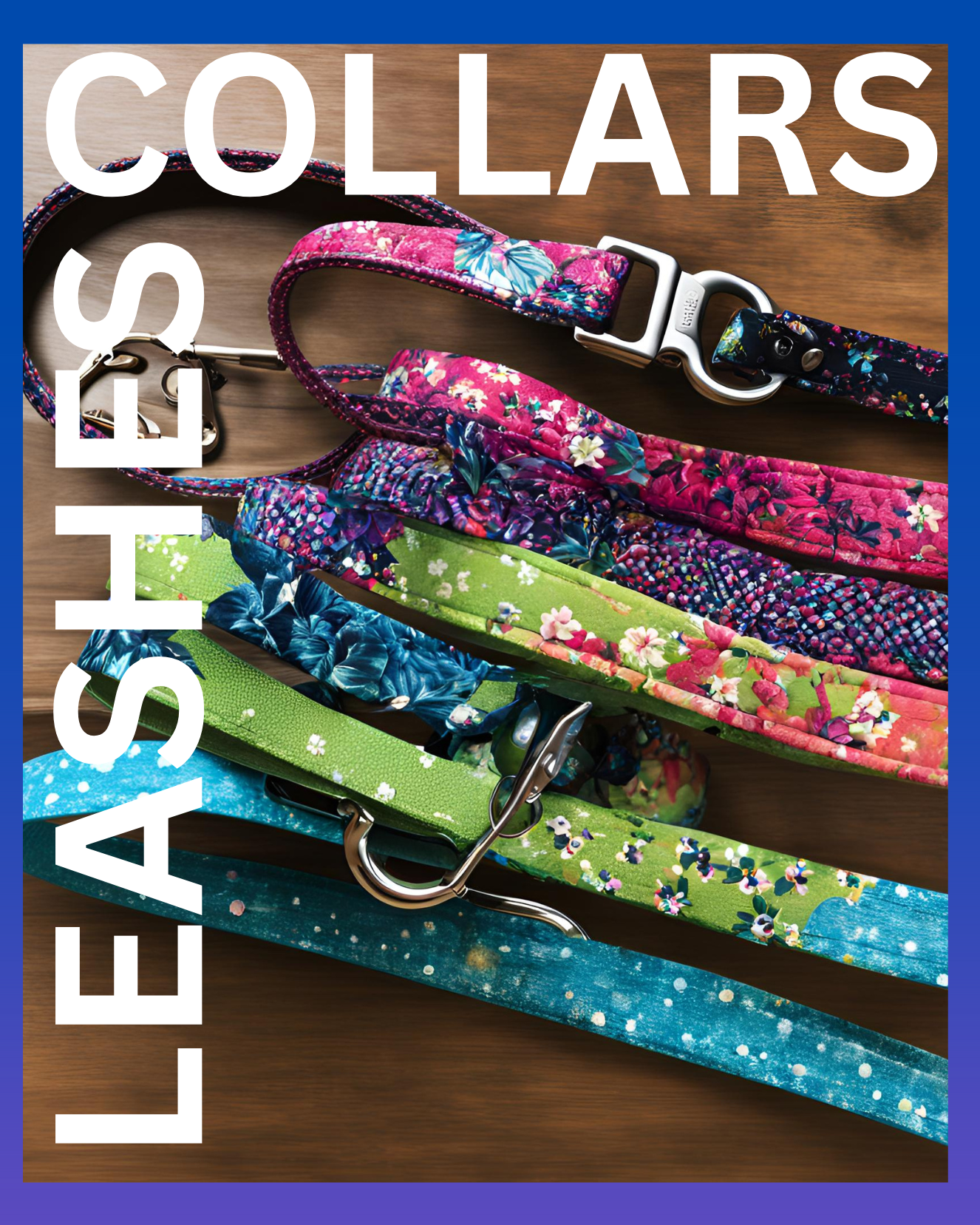 DOG COLLARS, HARNESSES & LEADS SETS