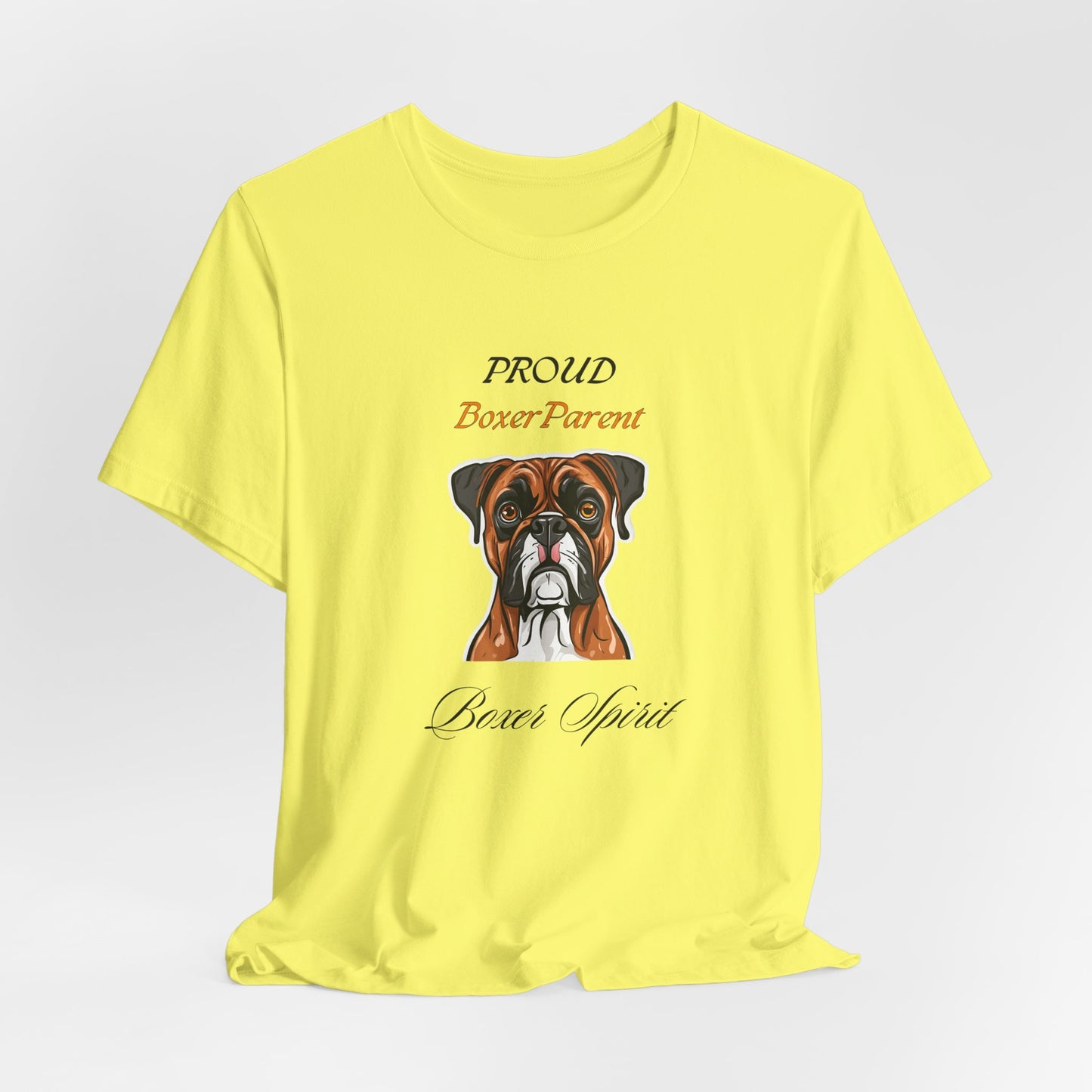 Proud Boxer Parent eco-friendly organic cotton gift for a Boxer lover