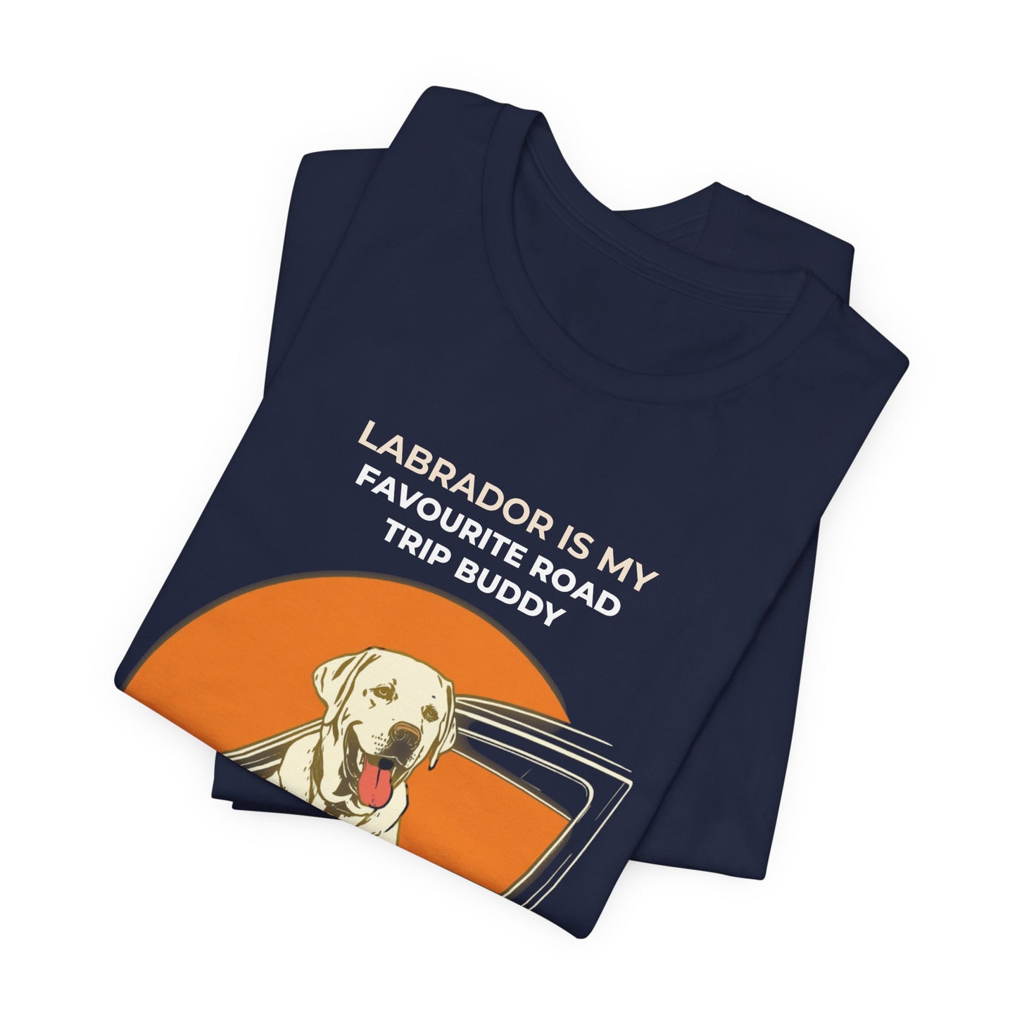 Labrador Road Trip Tee — "Labrador Is My Favourite Road Trip Buddy"