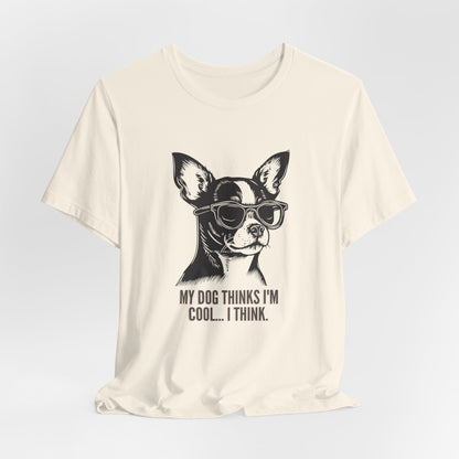 Funny dog t-shirt for chihuahua owners, casual styling