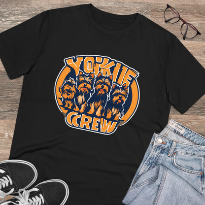 "YORKIE CREW" Organic Creator T-shirt - Unisex SniffWaggleandWalk™ - Sniff Waggle And Walk