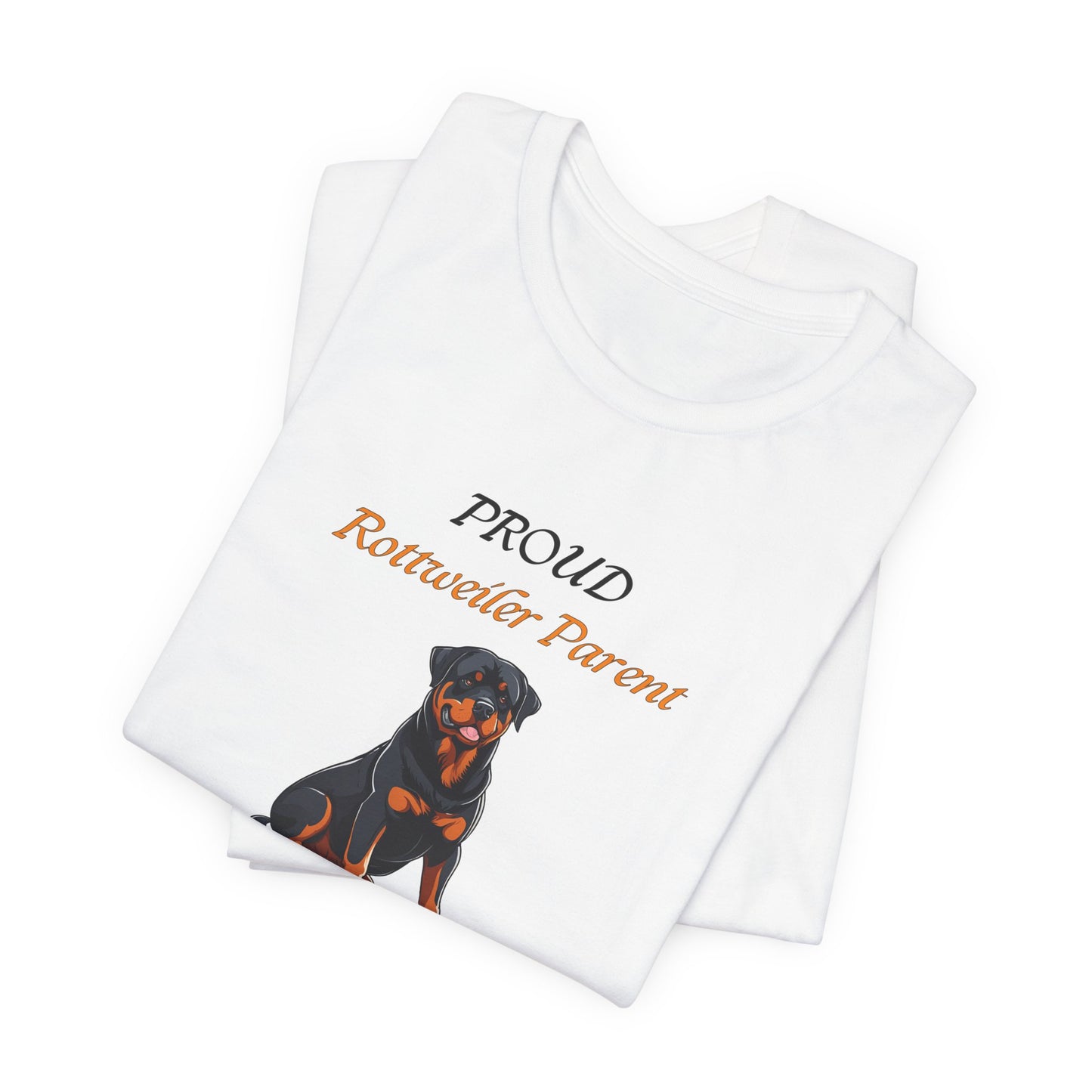 Proud Rottweiler Parent design close-up of the Gentle Giant artwork