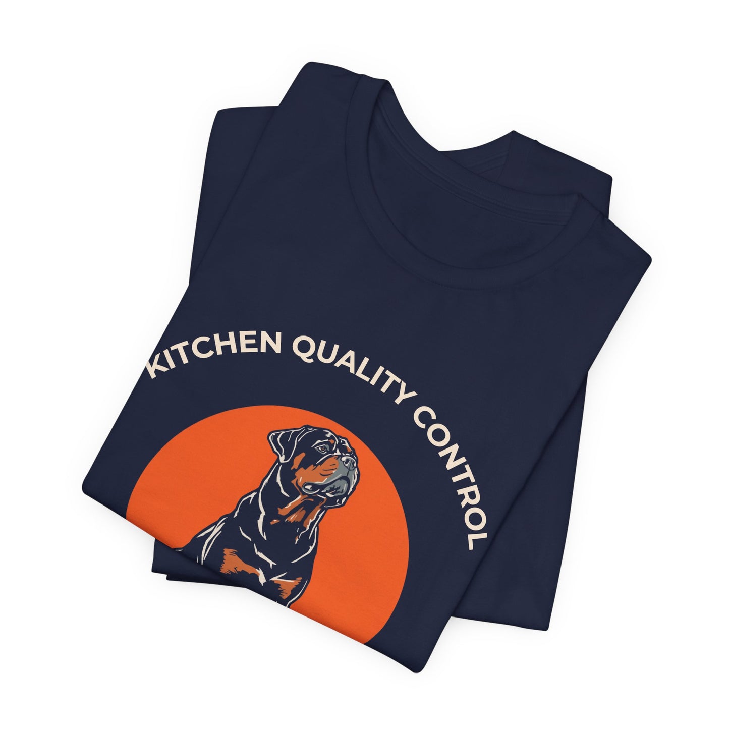 Rottweiler Kitchen Quality Control Tee — "Inspected by My Rottweiler" Dog Lover T‑Shirt