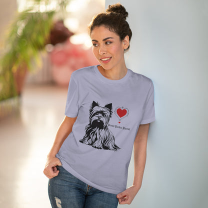 "PROUD YORKIE PARENT" Organic Creator T-shirt - Unisex Sniffwaggleandwalk™ - Sniff Waggle And Walk