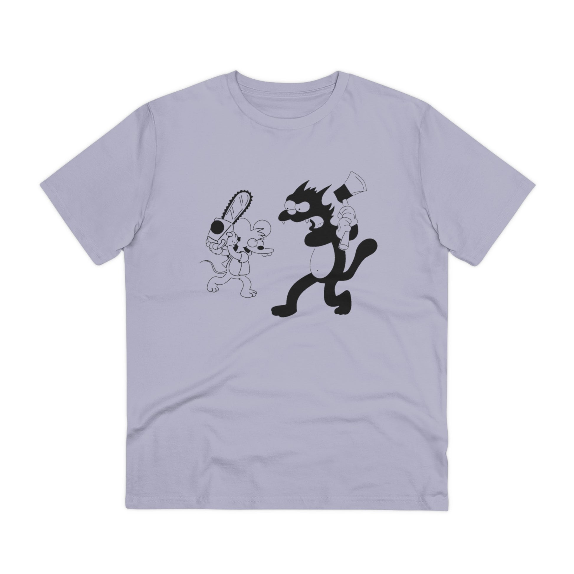 "ITCHY AND SCRATCHY" Organic Creator T-shirt - Unisex - Sniff Waggle And Walk