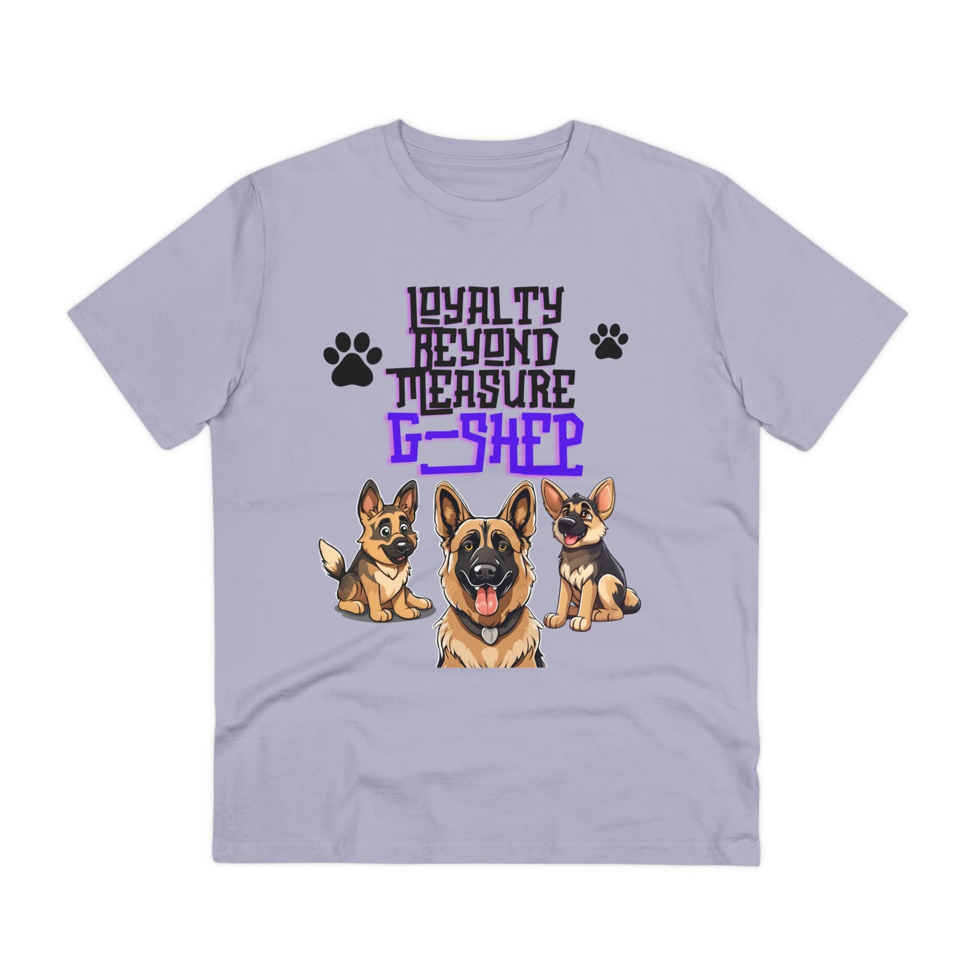 "LOYALTY BEYOND MEASURE G-SHEP" Organic T-shirt - Unisex GERMAN SHEPHERD LOVERS by SniffWaggleNWalk™ - Sniff Waggle And Walk