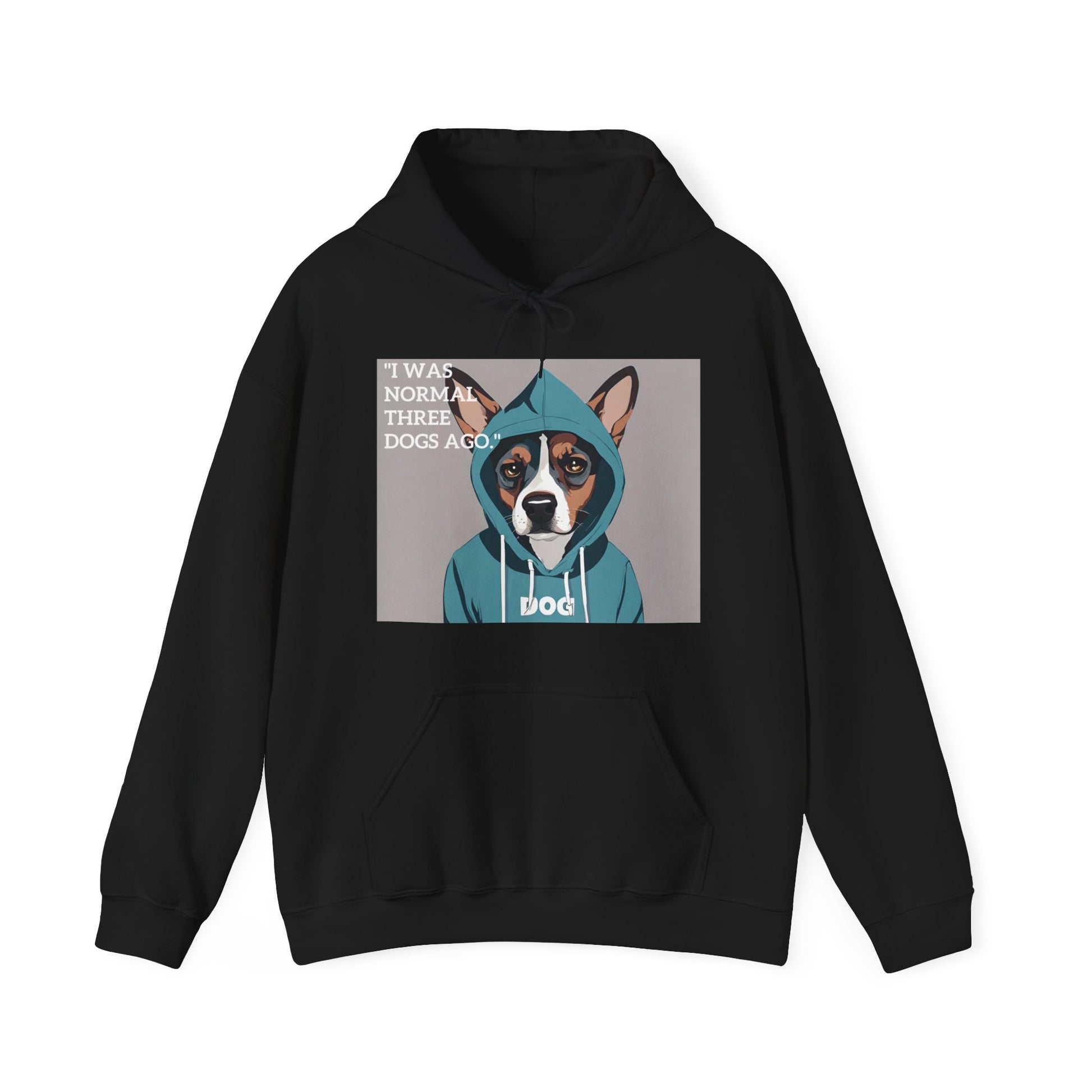 Unisex Heavy Blend™ I was normal three dogs ago Hooded Sweatshirt - Sniff Waggle And Walk