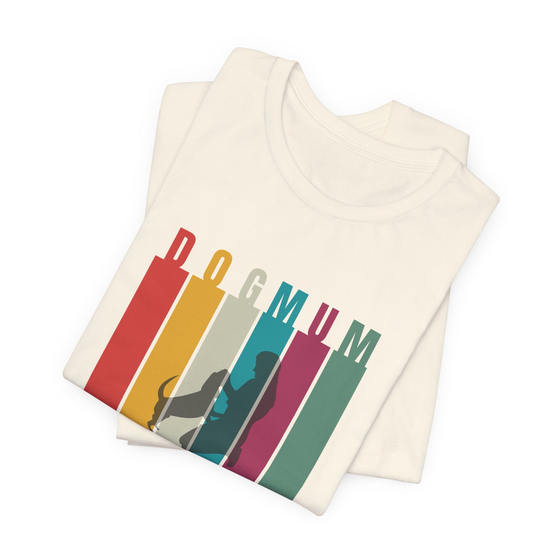 Dog Mum T-Shirt — Bella+Canvas unisex tee detail