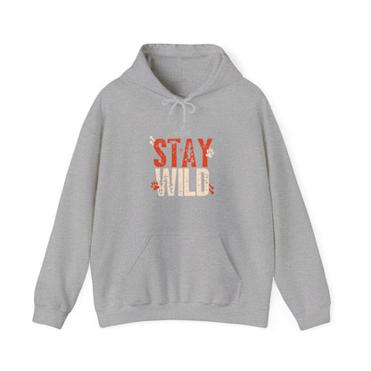 Unisex Heavy Blend™ Stay Wild Hooded Sweatshirt - Sniff Waggle And Walk