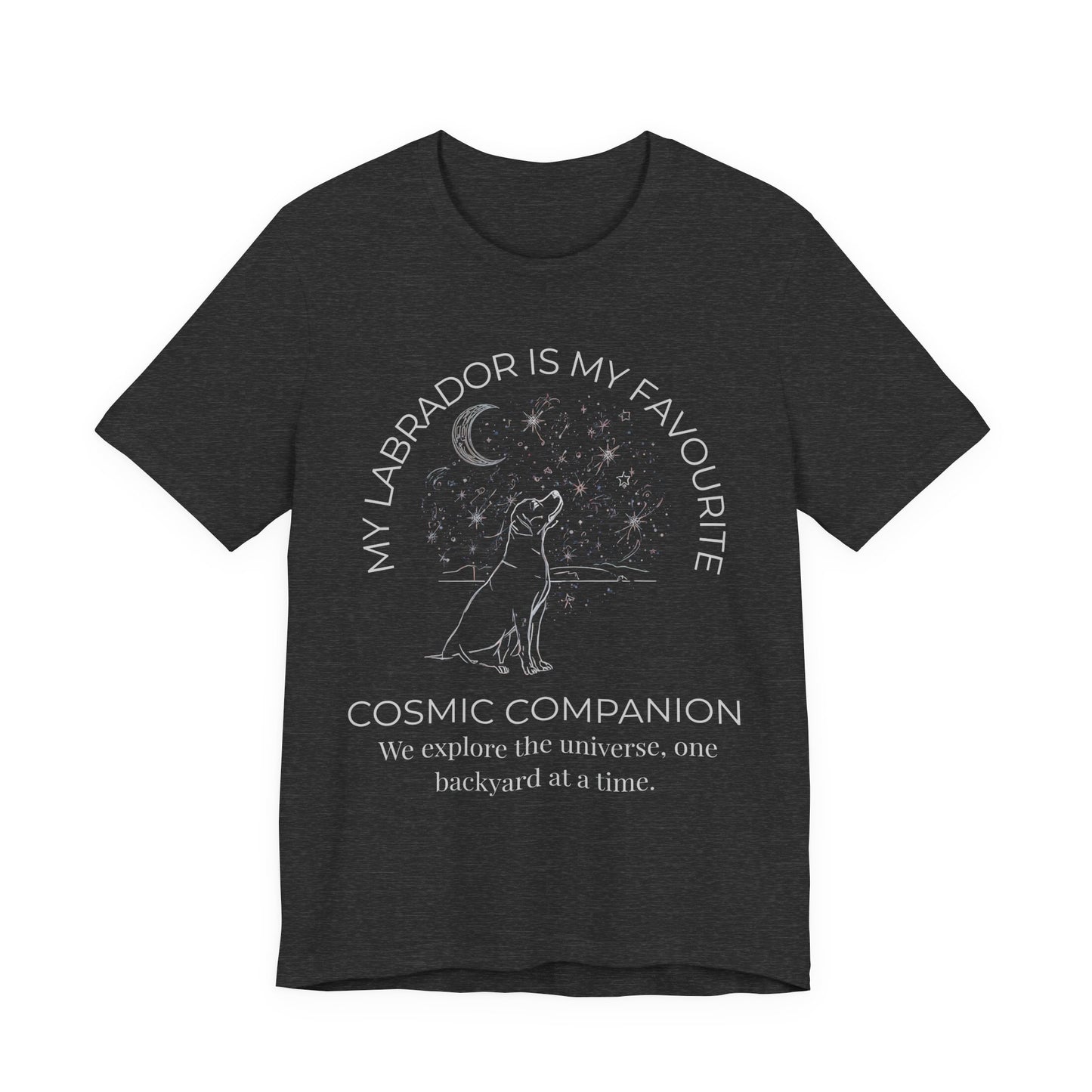 Labrador Cosmic Companion T-Shirt – “My Labrador Is My Favourite” Dog Lover Tee