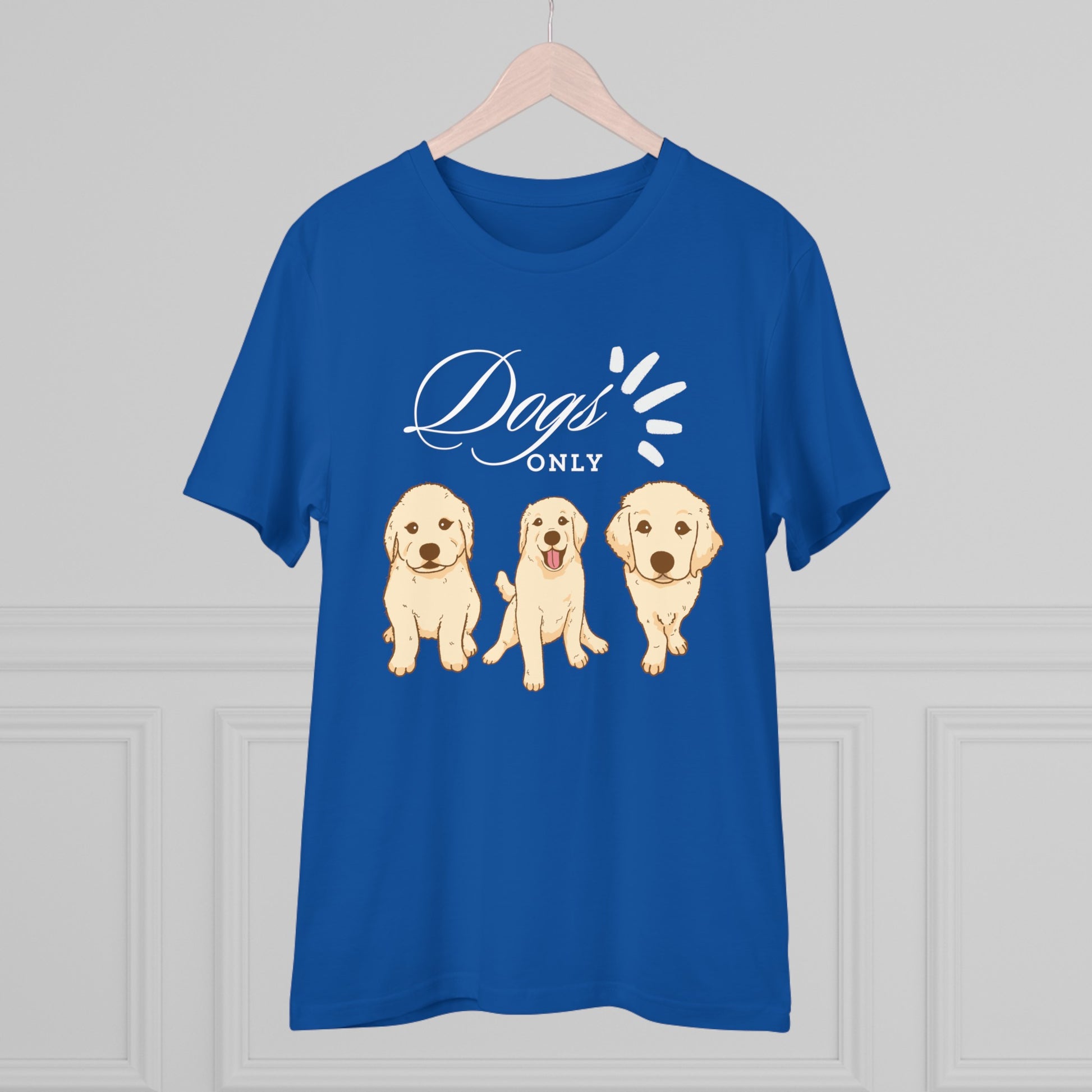 DOGS ONLY Organic T-shirt - Unisex - Sniff Waggle And Walk