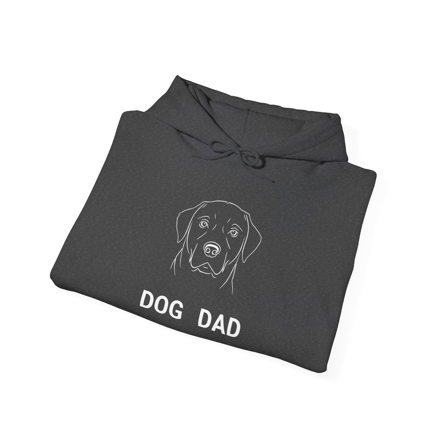 Navy Labrador Dog Dad hoodie, minimalist dog gift