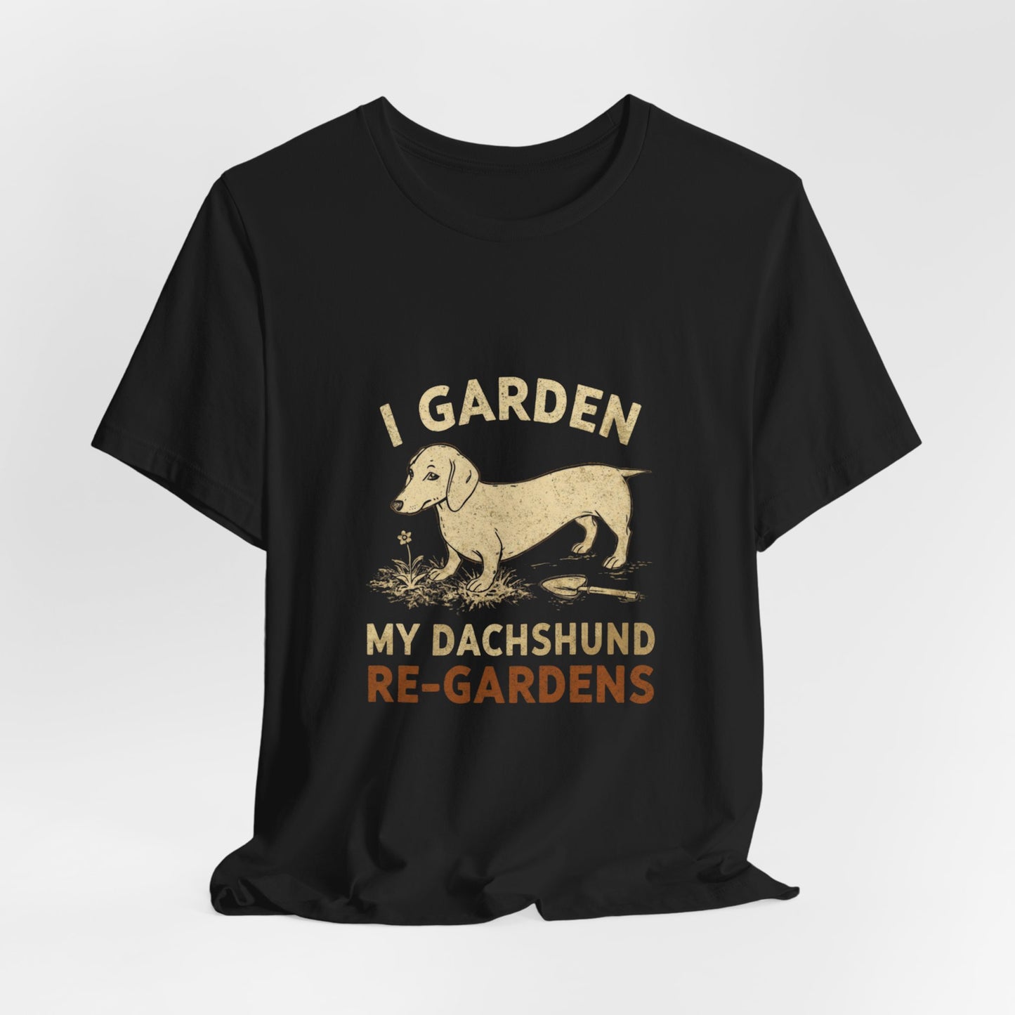 Dachshund gardening gift t-shirt