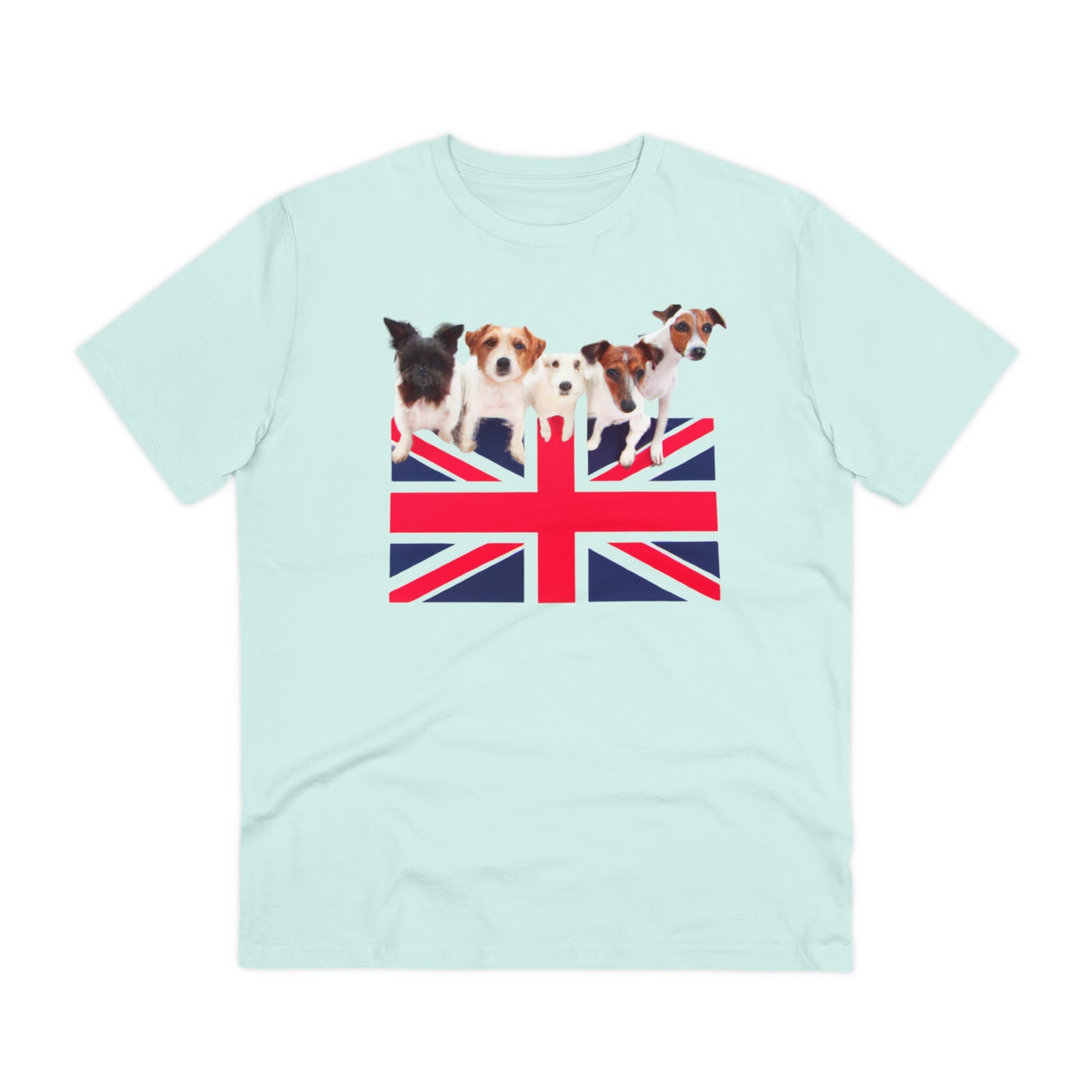 Union Jack-Organic Creator T-shirt - Unisex - Sniff Waggle And Walk