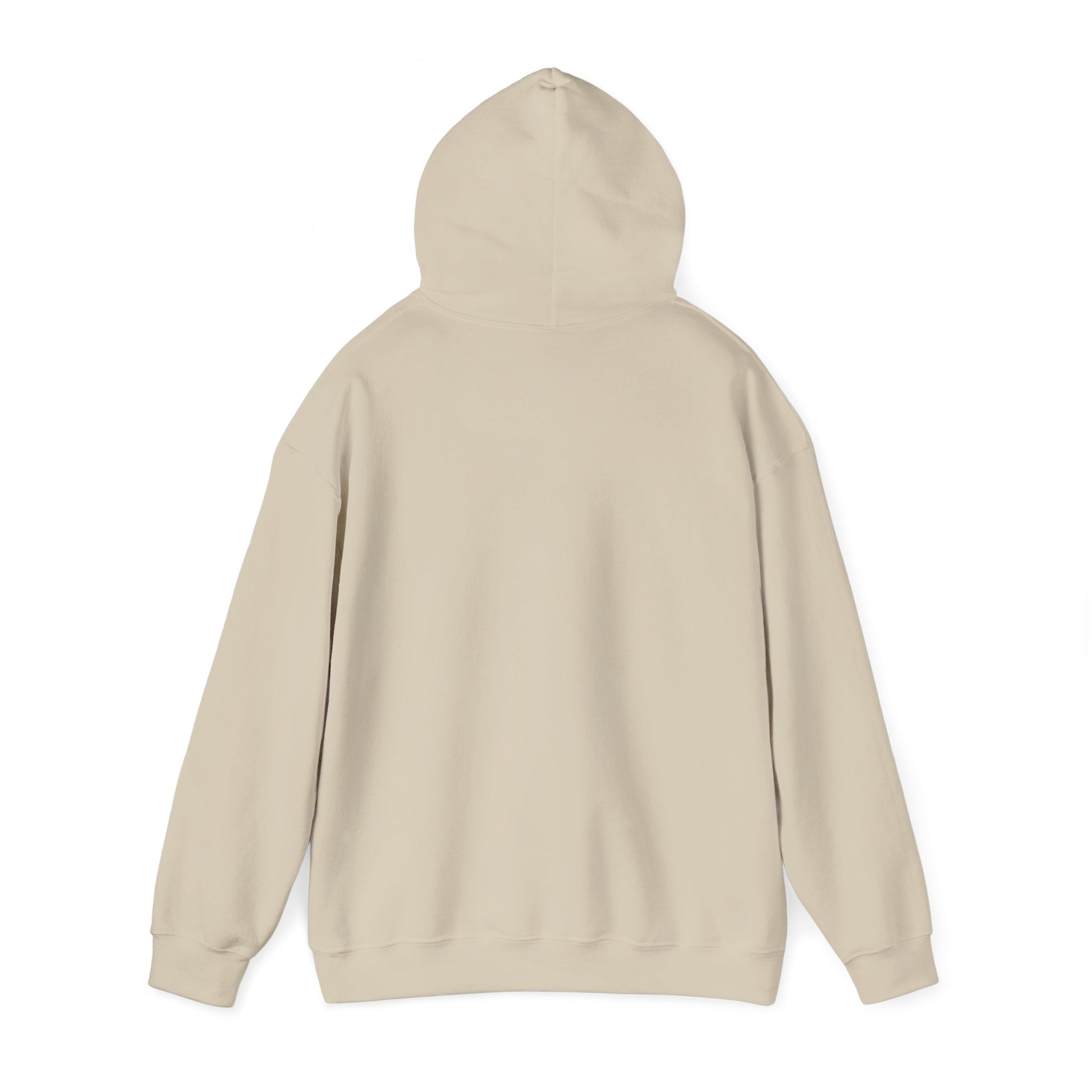 White dog lover hoodie back and side view