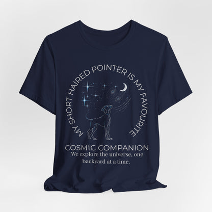 Short Haired Pointer dog lover gift t-shirt front