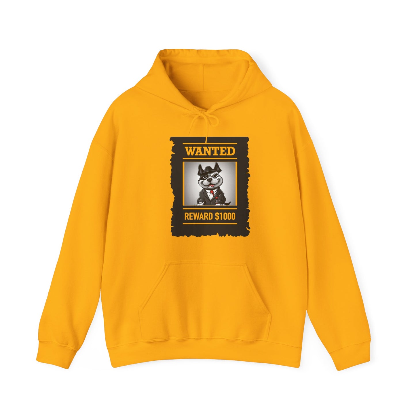 Unisex Heavy Blend™ "Wanted" Hooded Sweatshirt - Sniff Waggle And Walk