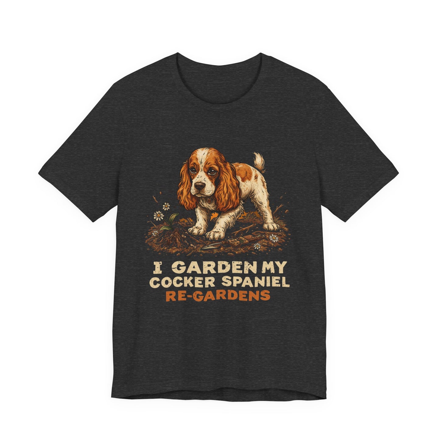 Cocker Spaniel dog lover tee folded