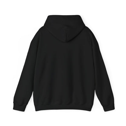 I'm With Trouble Hoodie — bold red graphic on cosy unisex pullover, product photo