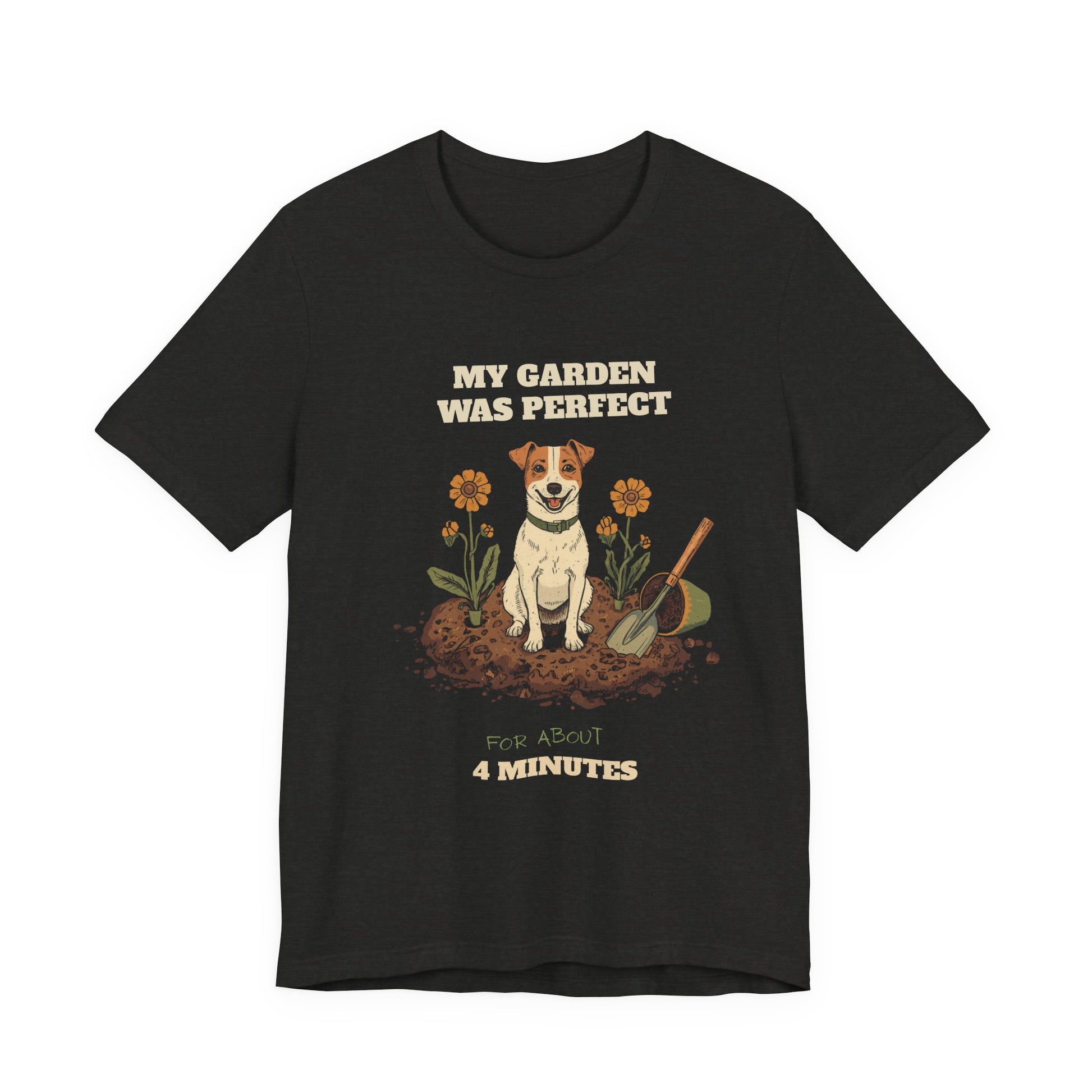 Gardening dog t-shirt gift for dog mum or dog dad
