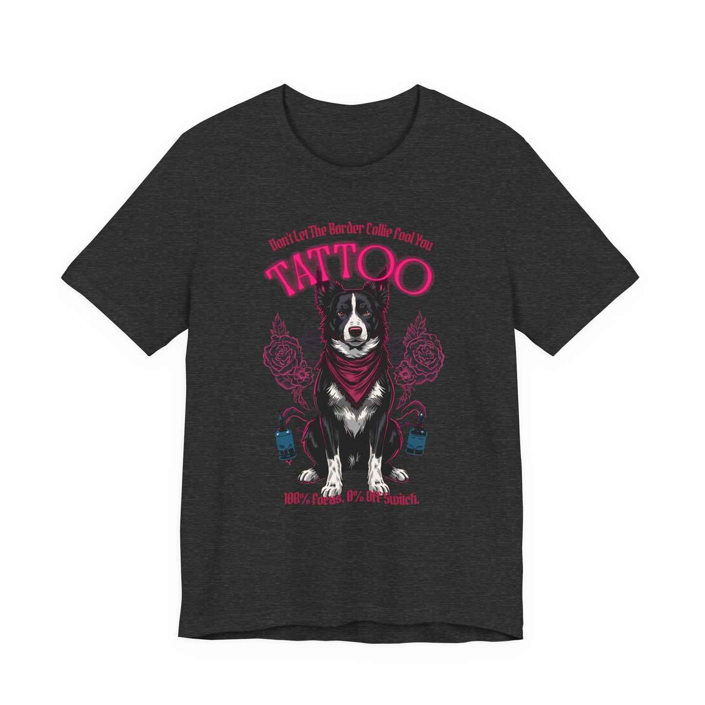 Tattoo Dog Graphic Tee — 'Tattoo' Bandana Puppy Design