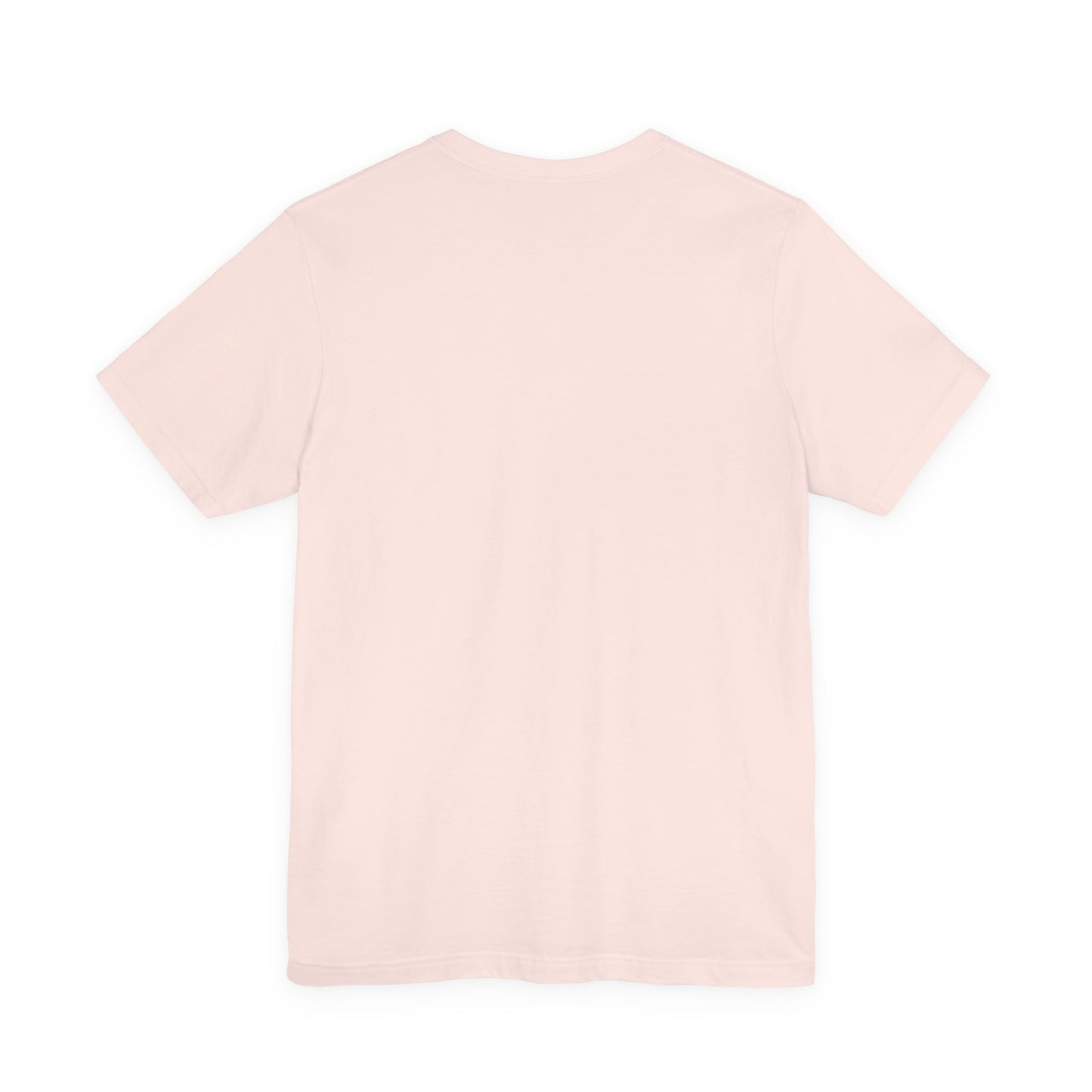 Team Cocker Spaniel t-shirt in Soft Pink, flat lay back view