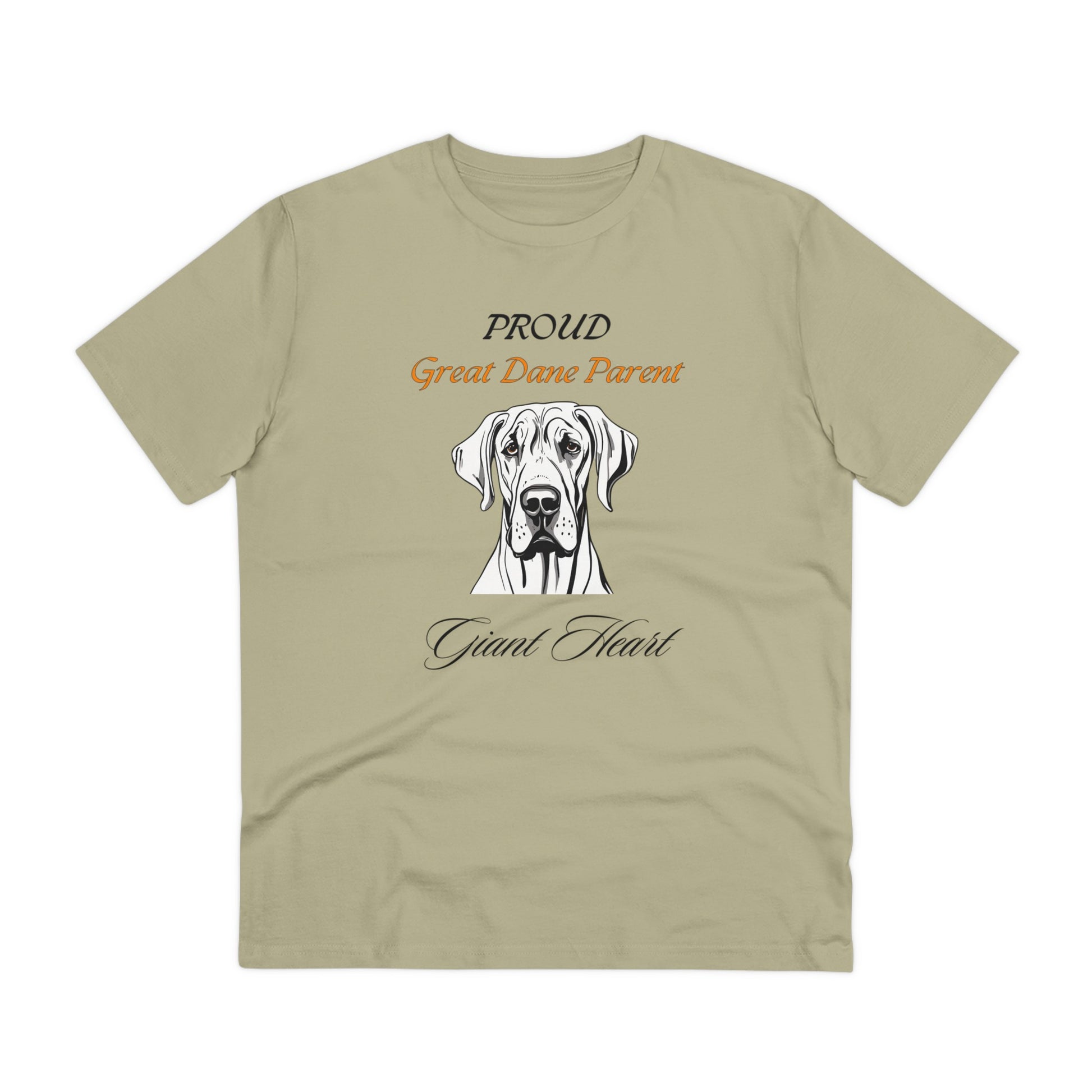 GREAT DANE PARENT "Giant Heart" Organic T-shirt - Unisex - Sniff Waggle And Walk