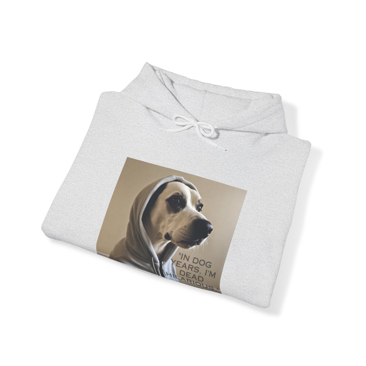 Unisex Heavy Blend™ In dog years Im dead hilarious Hooded Sweatshirt - Sniff Waggle And Walk