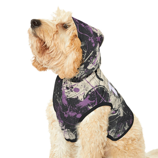Lightweight hooded dog sweatshirt with refined finish