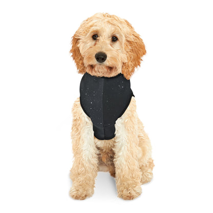 11:11 pet hoodie with black rib trim