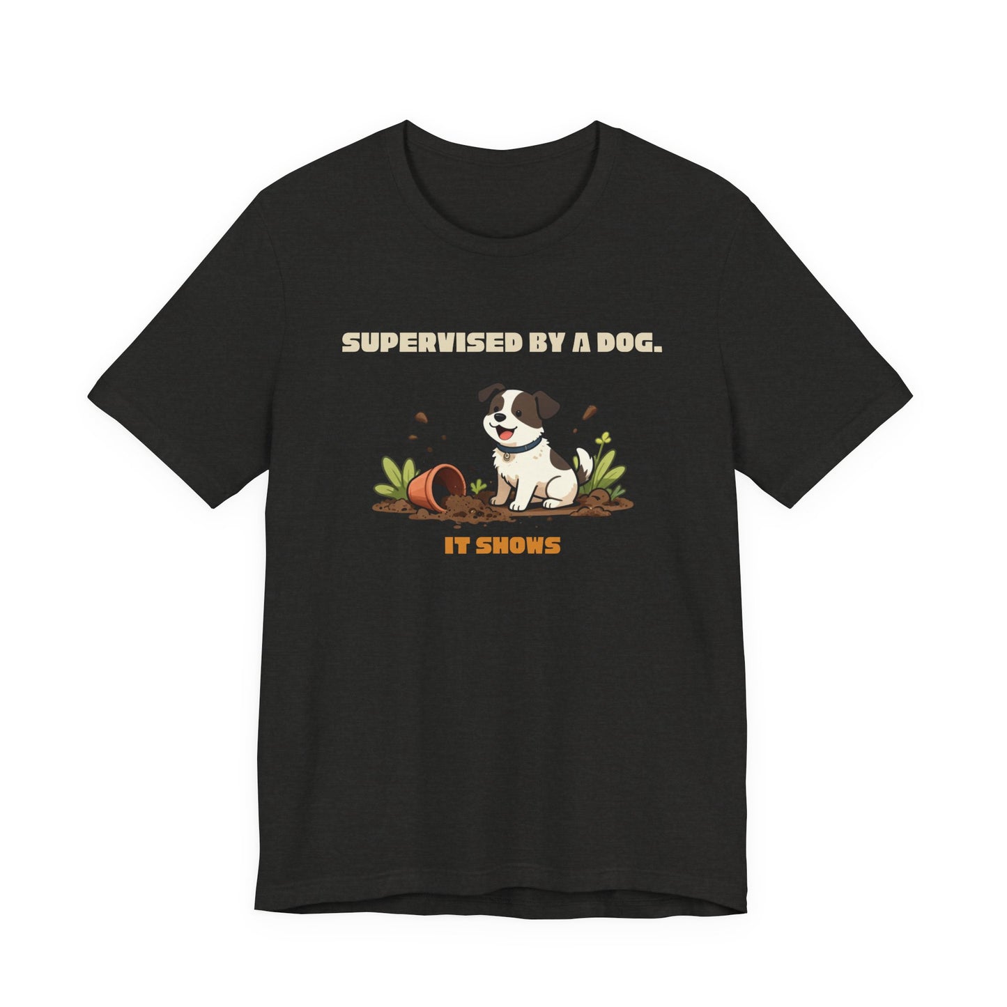 Gardening dog t-shirt gift for dog mum or dog dad