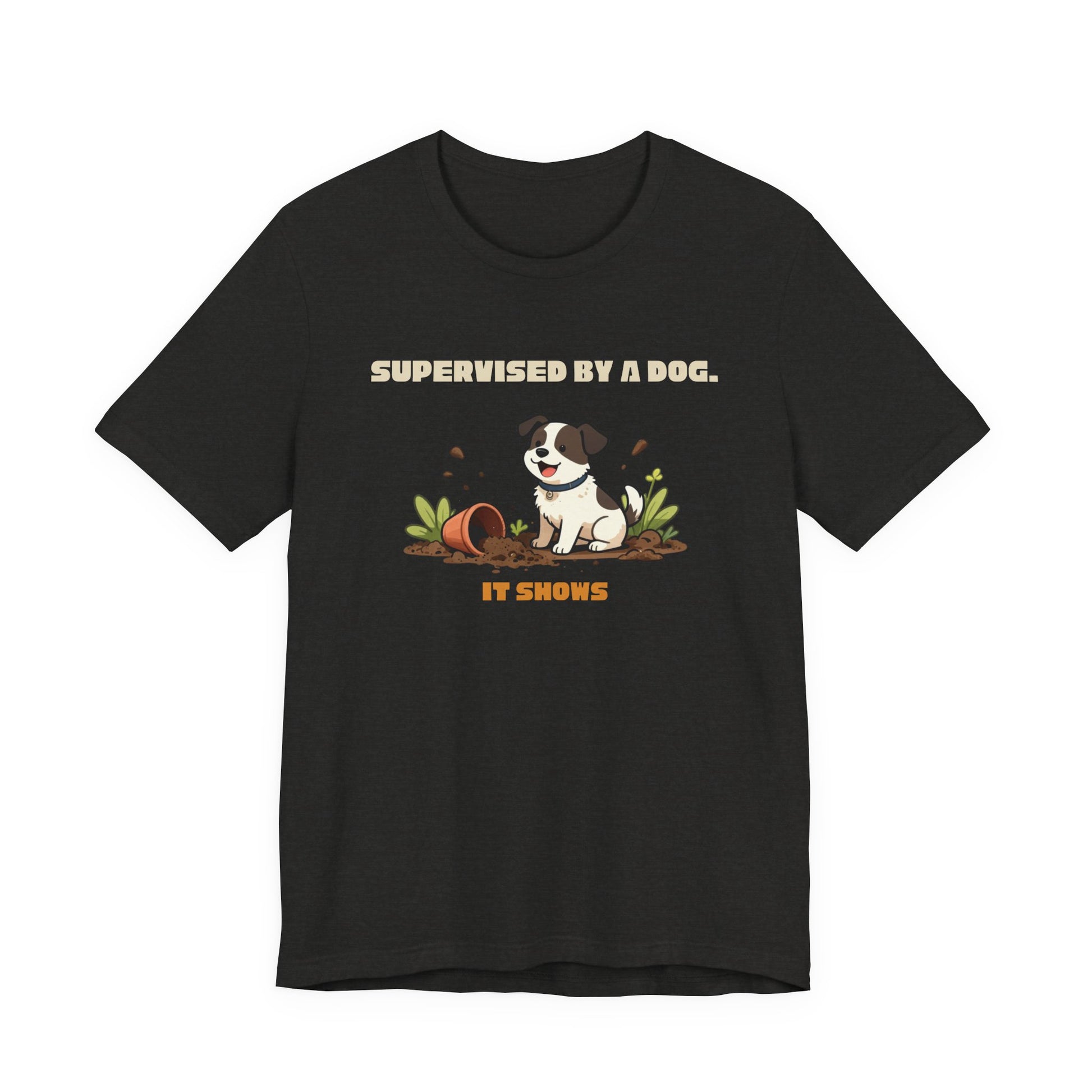 Gardening dog t-shirt gift for dog mum or dog dad