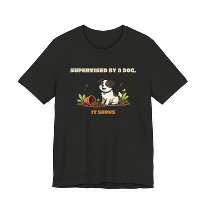 Gardening dog t-shirt gift for dog mum or dog dad