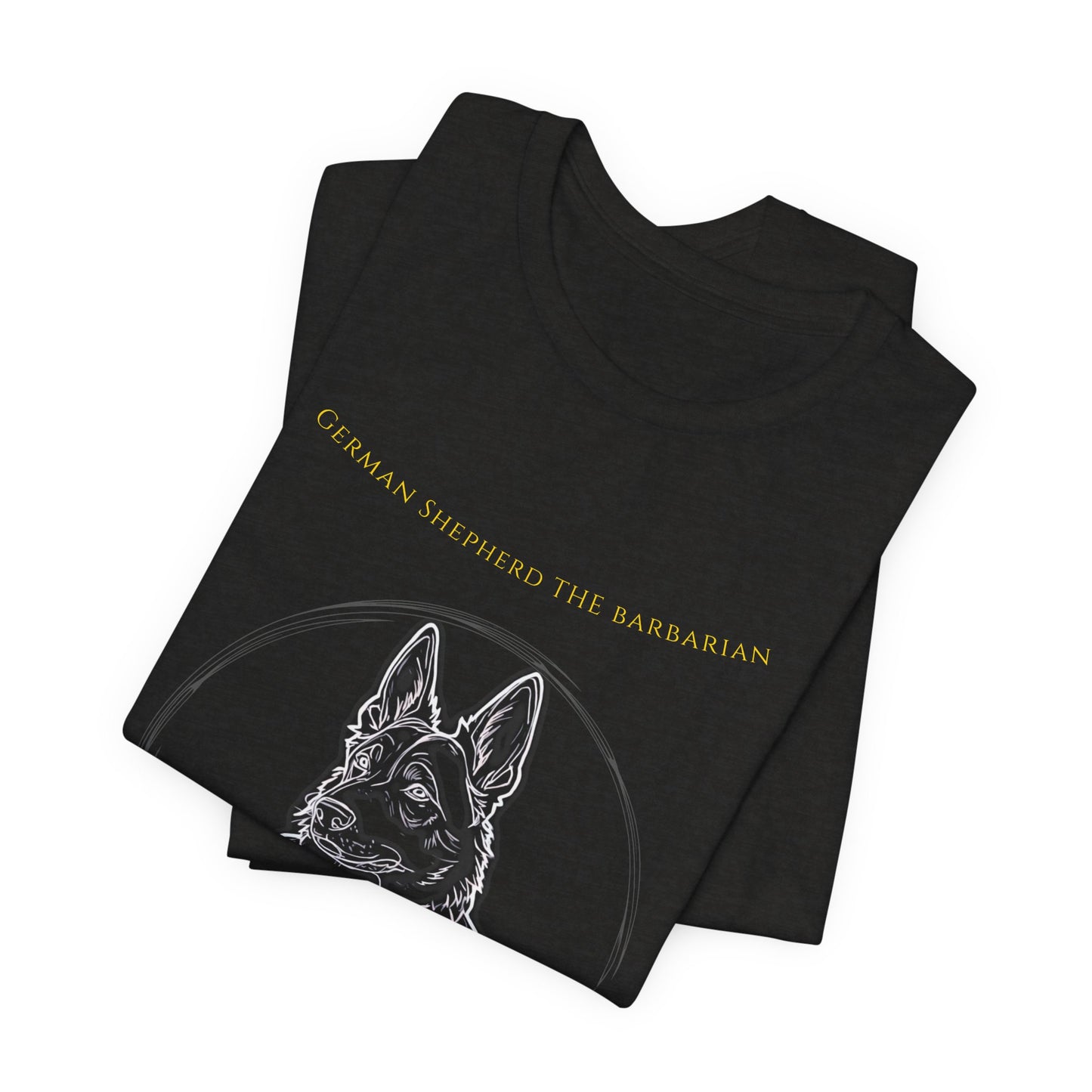 German Shepherd The Barbarian Tee — Adventure Awaits Graphic T-Shirt