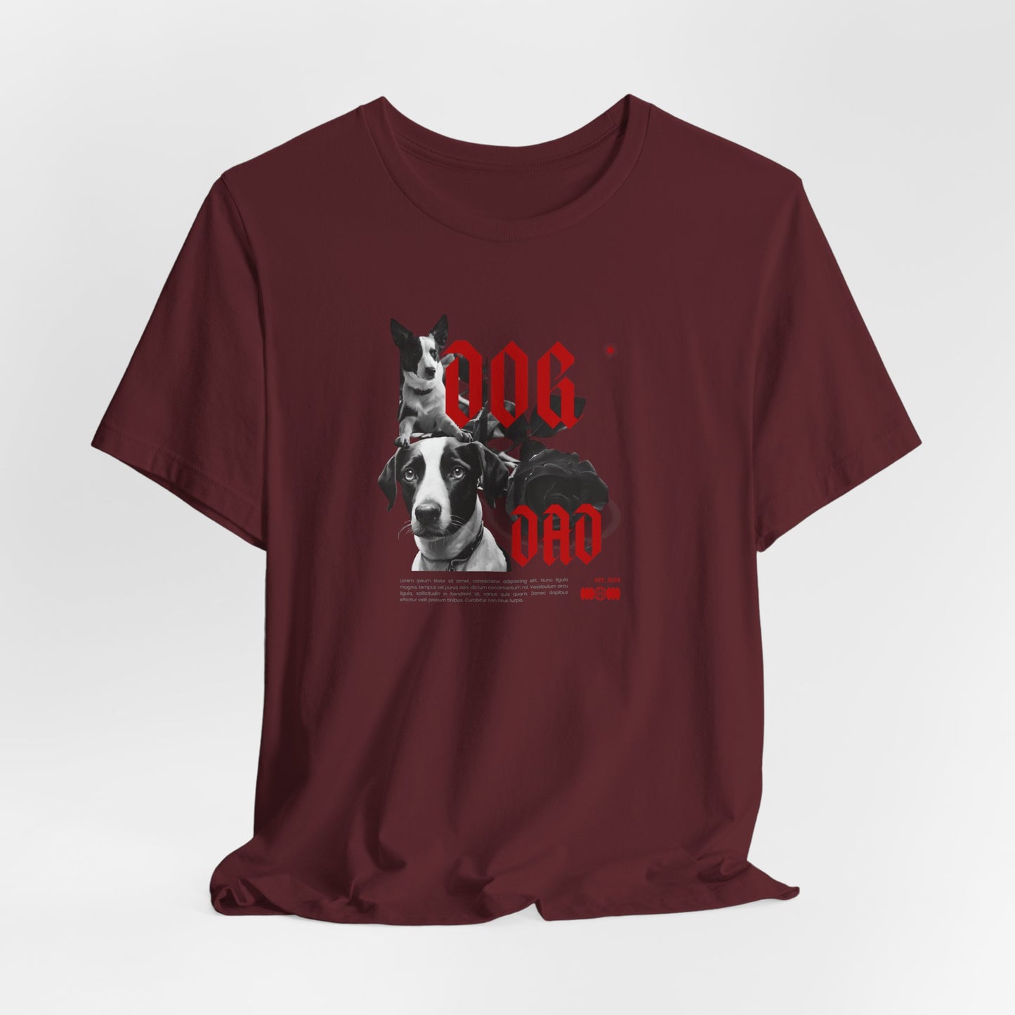 DOG DAD unisex streetwear t-shirt, dog father gift idea