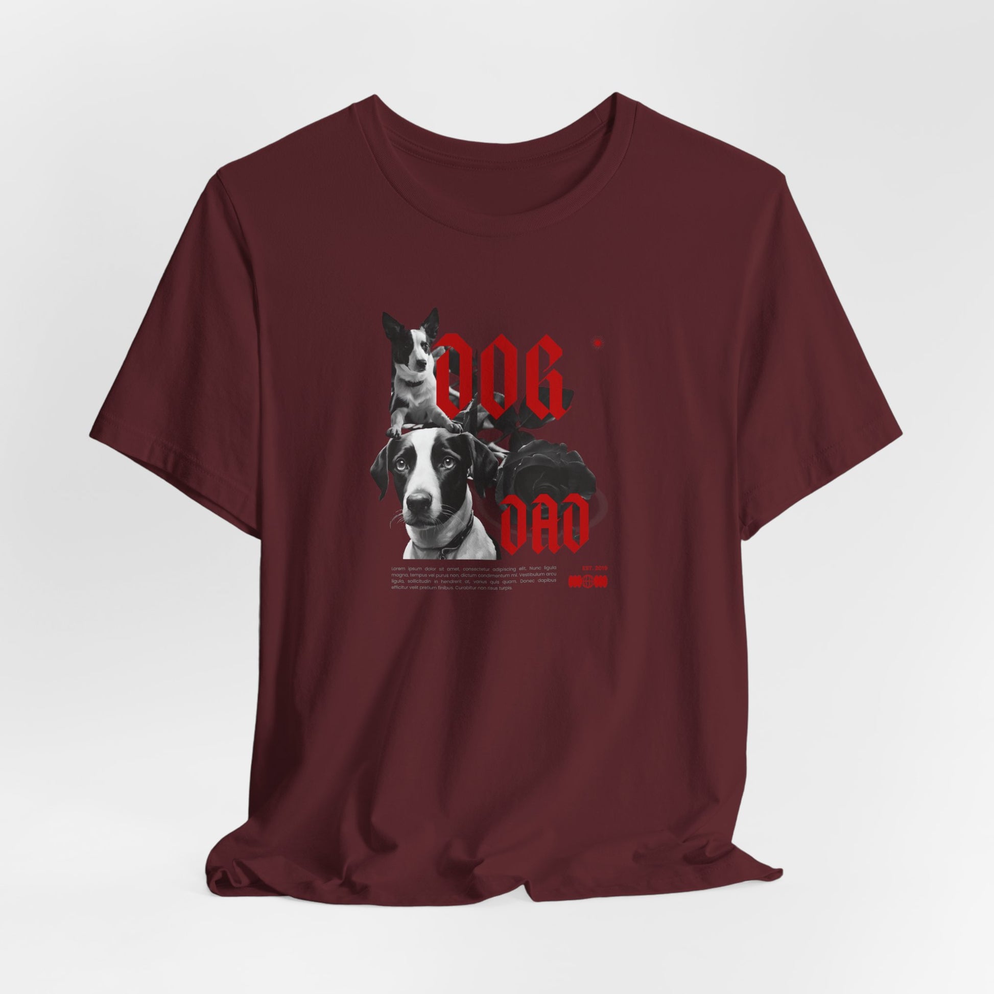 DOG DAD unisex streetwear t-shirt, dog father gift idea