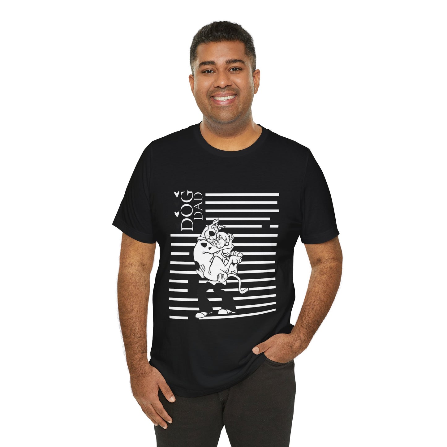 Scooby-Doo Dog Dad T-Shirt worn shot — dog dad gift idea