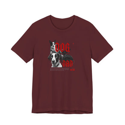 DOG DAD t-shirt in Navy, front view
