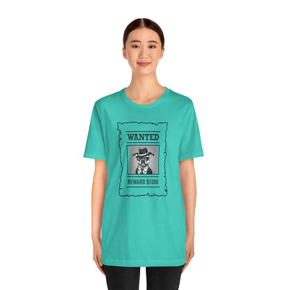 WANTED Unisex Jersey Short Sleeve Tee - Sniff Waggle And Walk