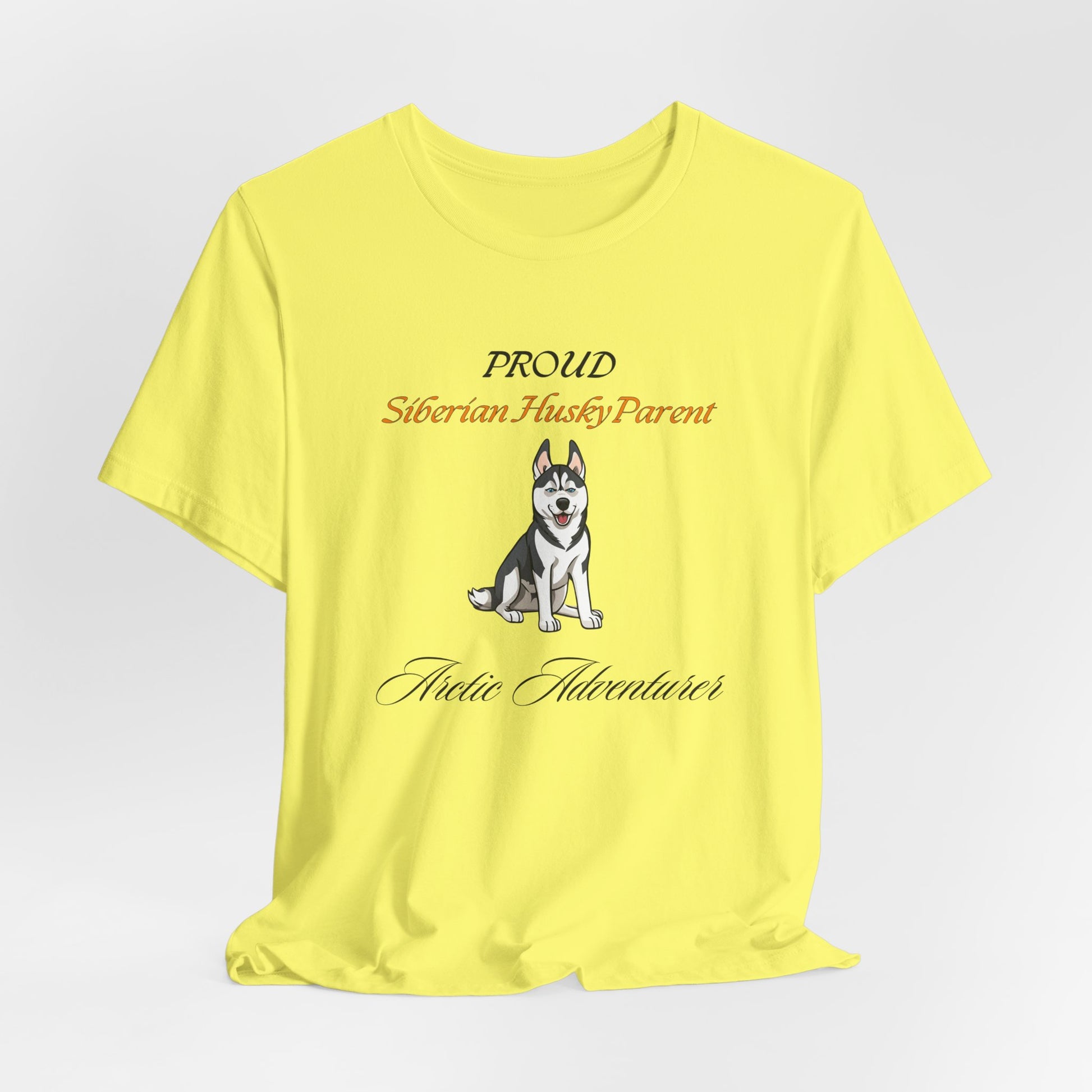 Proud Siberian Husky Parent organic cotton t-shirt, eco-friendly Husky gift