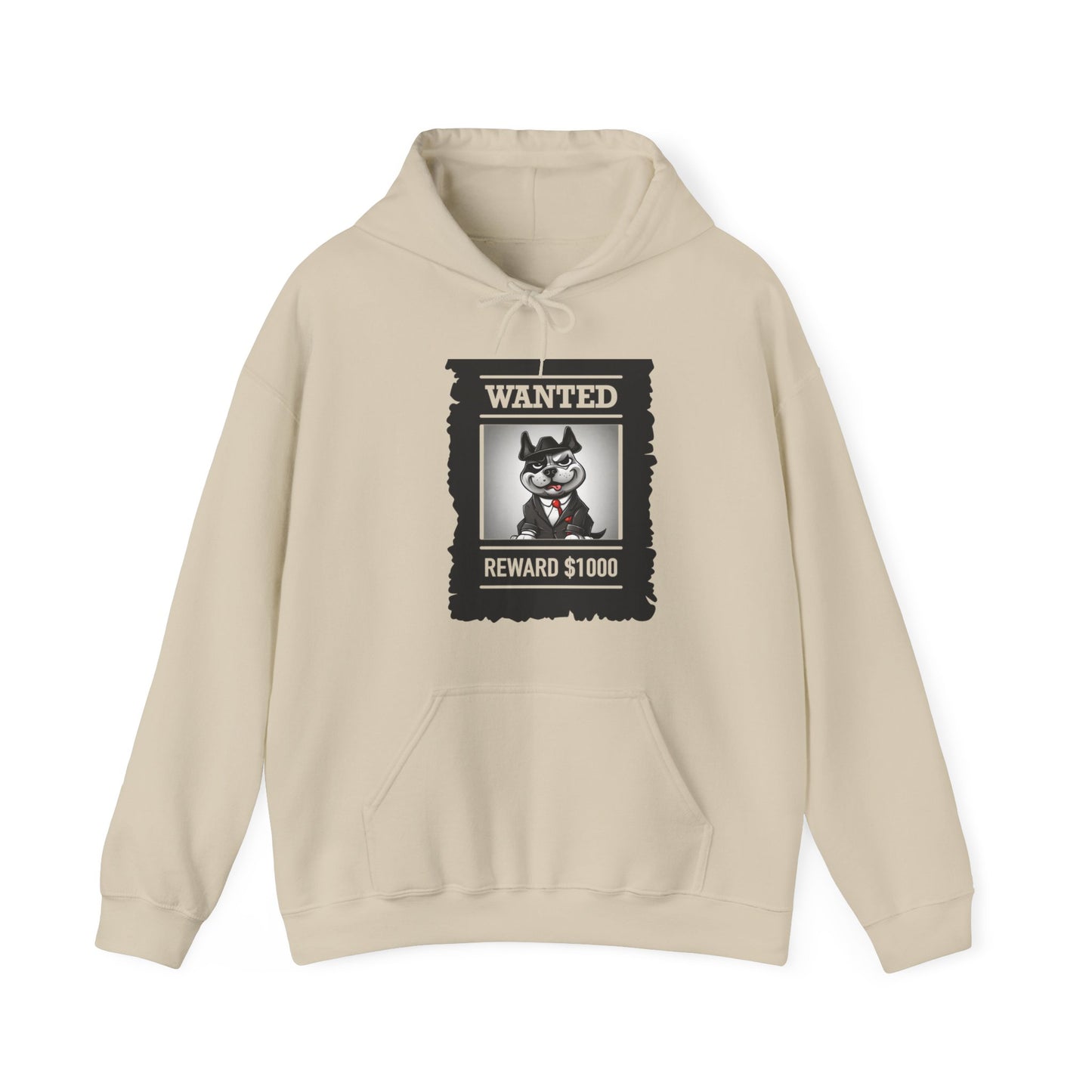 Unisex Heavy Blend™ "Wanted" Hooded Sweatshirt - Sniff Waggle And Walk