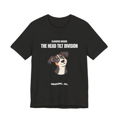 The Head Tilt Division Dog T-Shirt – Cute Tilting Pup Graphic Tee