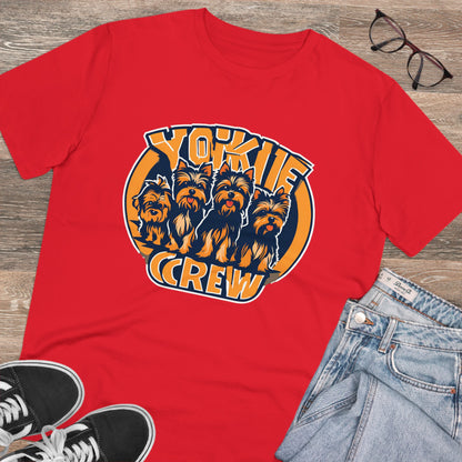 "YORKIE CREW" Organic Creator T-shirt - Unisex SniffWaggleandWalk™ - Sniff Waggle And Walk