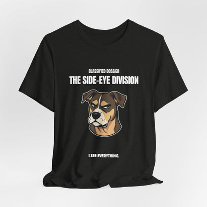 Grumpy Boxer Dog T‑Shirt — Cute Cartoon Pet Portrait Tee