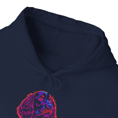 Springer Spaniel streetwear hoodie flat lay