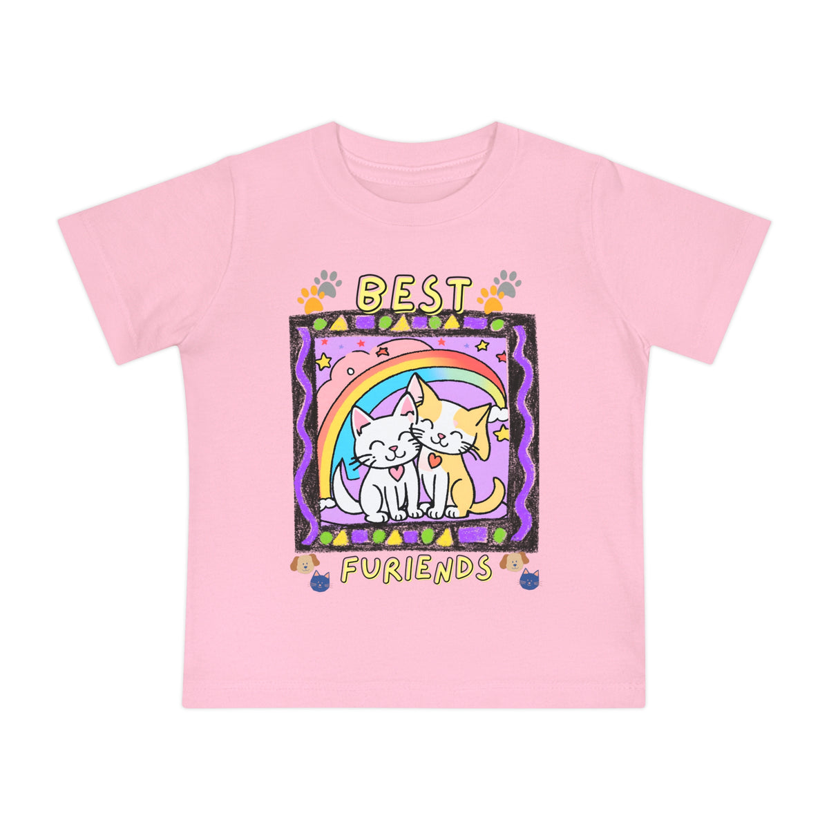 Best Furiends Baby T-Shirt — SniffWaggleNWalk™ Baby
