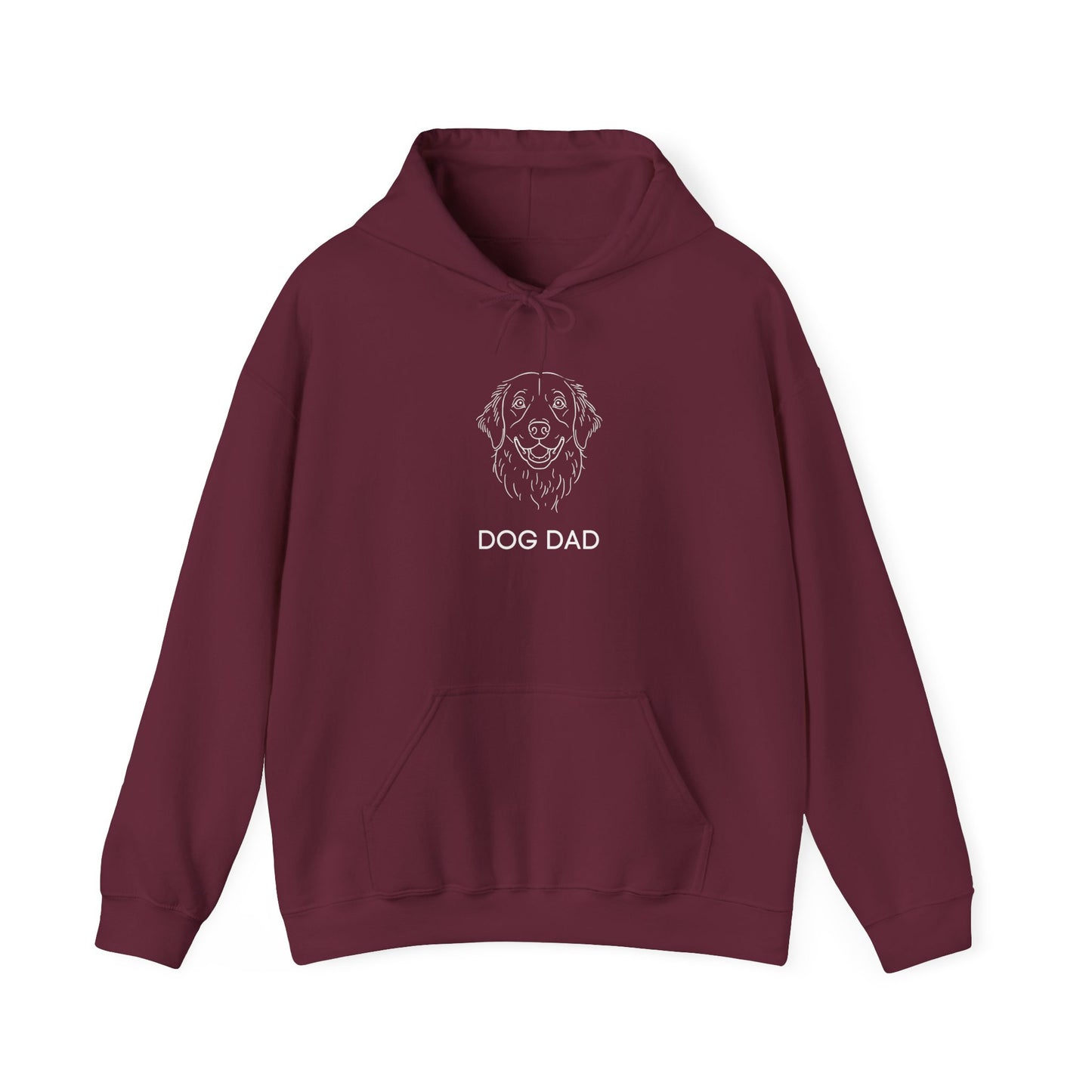 Golden Retriever owner Dog Dad hoodie in black