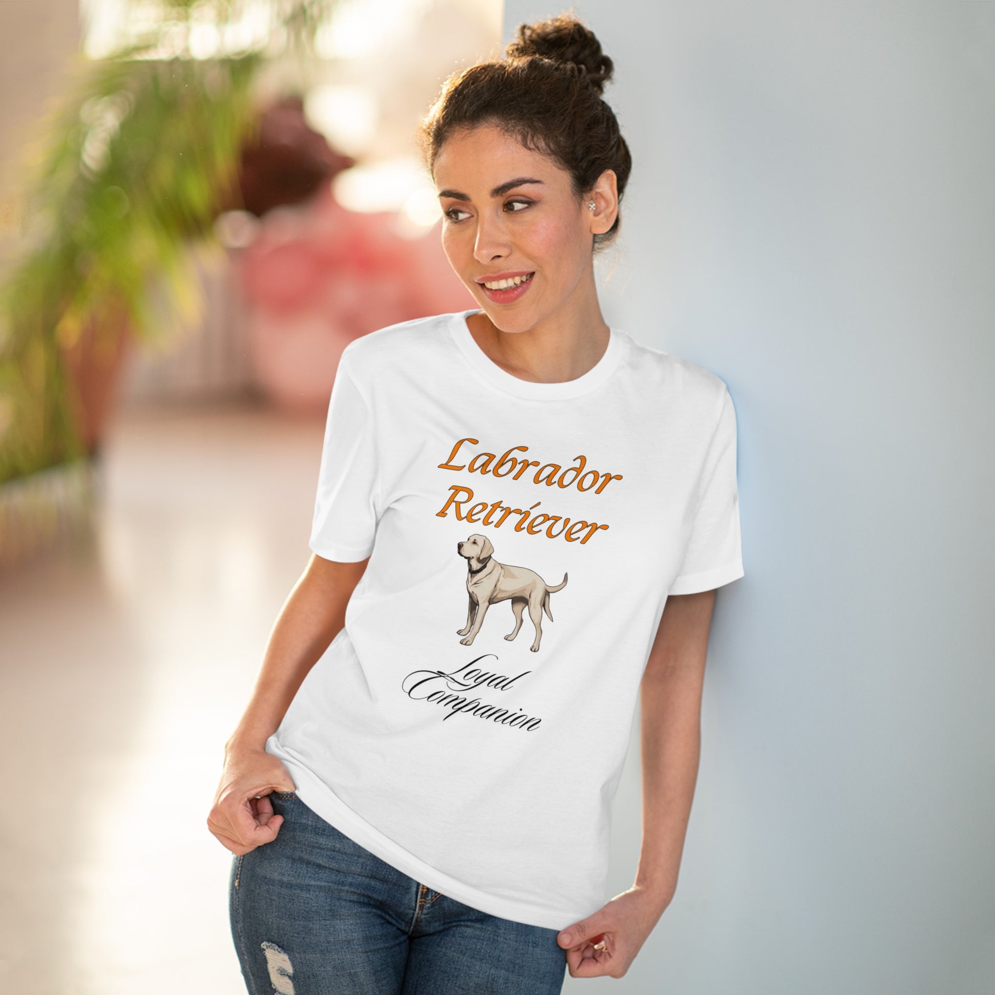 LABRADOR RETRIEVER "Loyal Companion" Organic eco friendly soft T-shirt - Unisex - Sniff Waggle And Walk