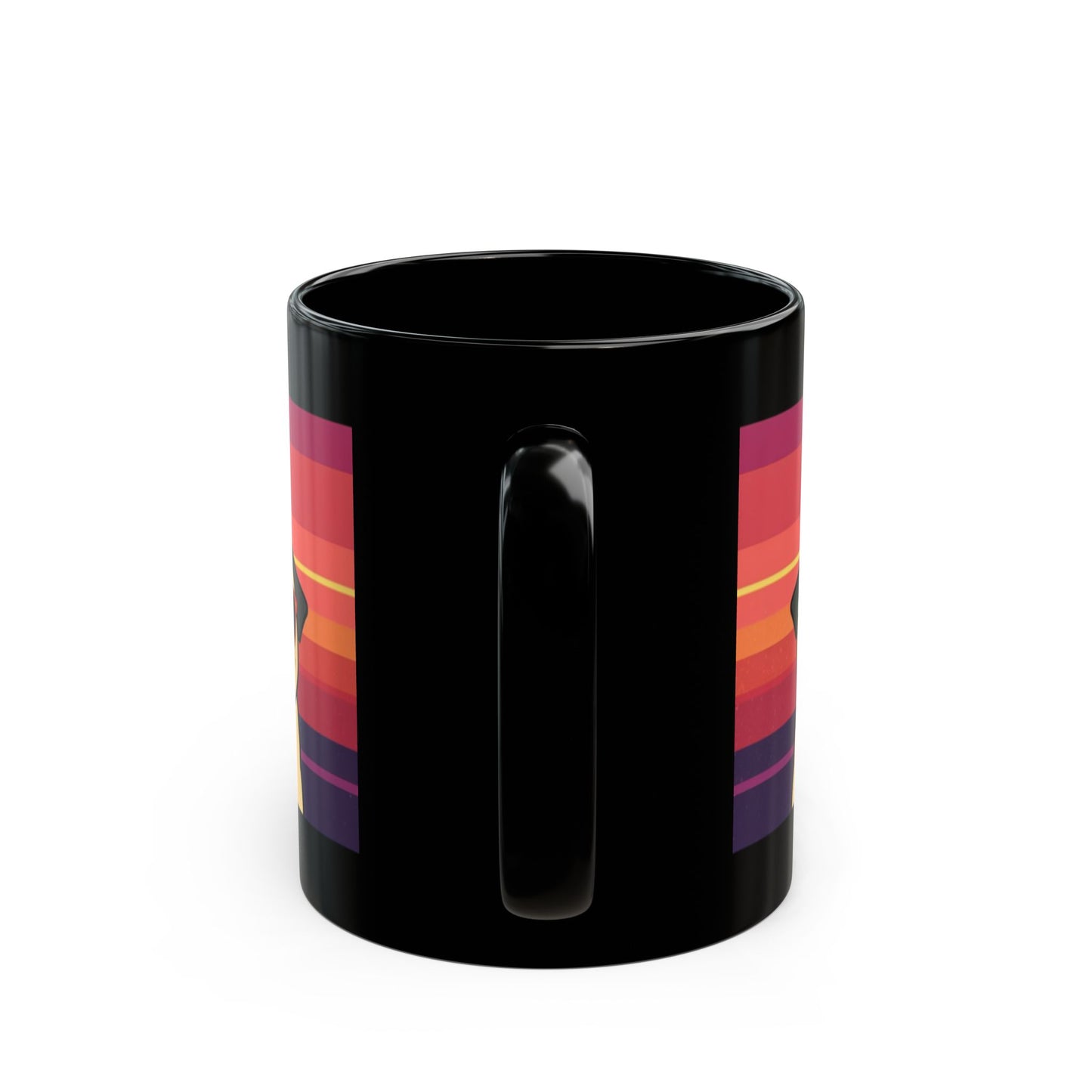 Retro Sunglasses Pug Mug — Cute Pug Coffee Cup with Colorful